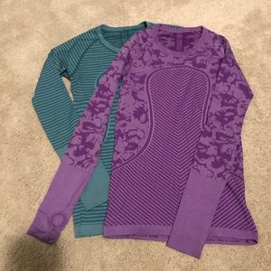 GUC Lululemon Swifty Long Sleeve Bundle - Size 6